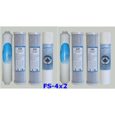 2 set 8 pcs RO Replacement Filters FS-4x2