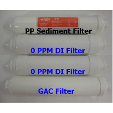 4 pcs 0PPM Portable RO DI Replacement filter FS-POQ4BB